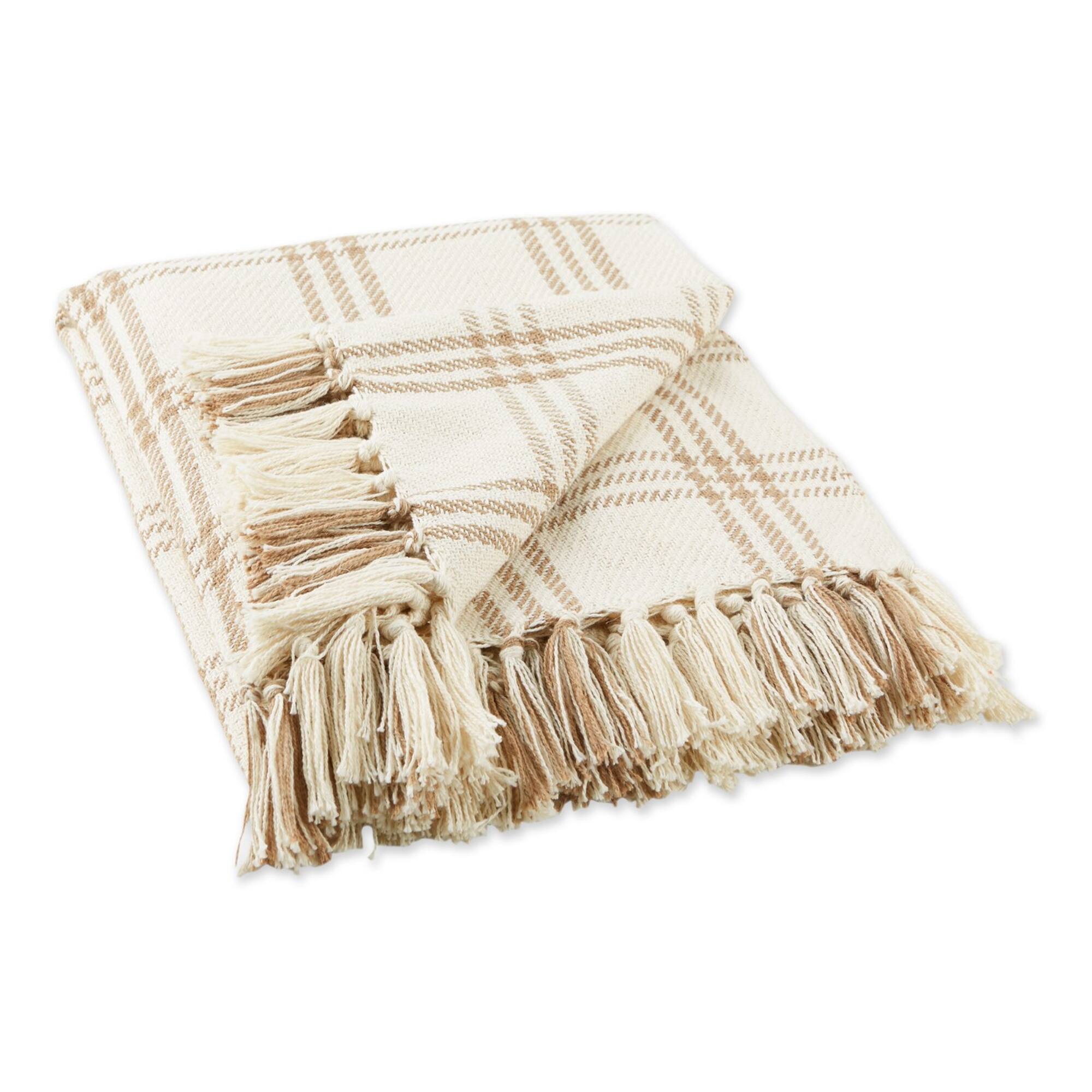 DII® Stone Modern Farmhouse Plaid Throw